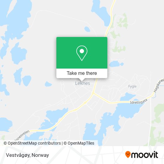 Vestvågøy map