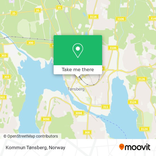 Kommun Tønsberg map