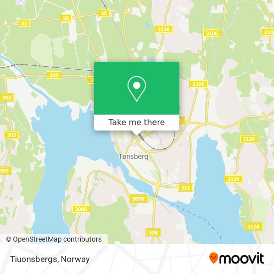 Tiuonsbergs map