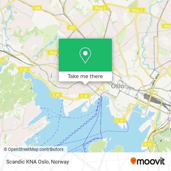 Scandic KNA Oslo map