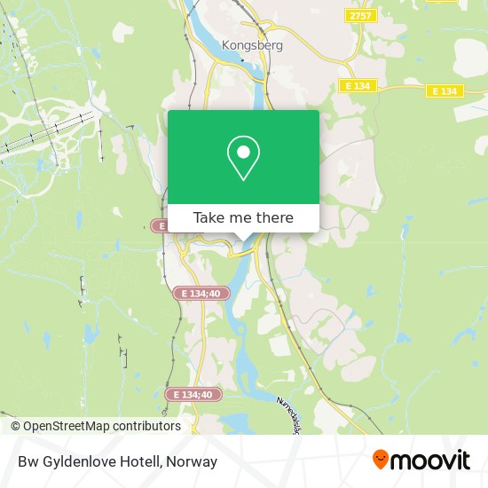 Bw Gyldenlove Hotell map