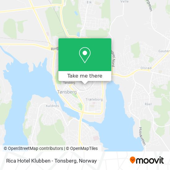 Rica Hotel Klubben - Tonsberg map