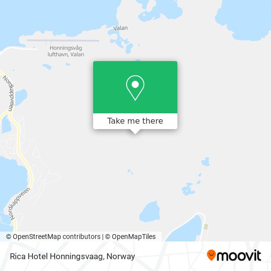 Rica Hotel Honningsvaag map