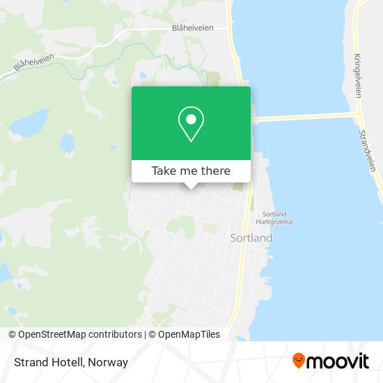 Strand Hotell map