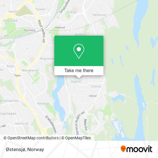 How to get to stensj in Oslo by Subway Bus Train Light Rail