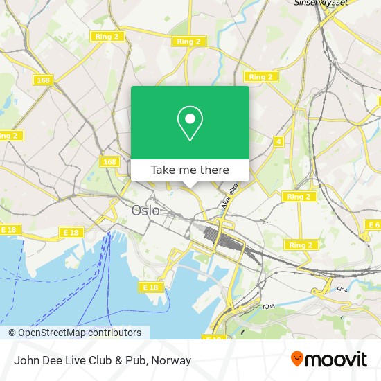 John Dee Live Club & Pub map