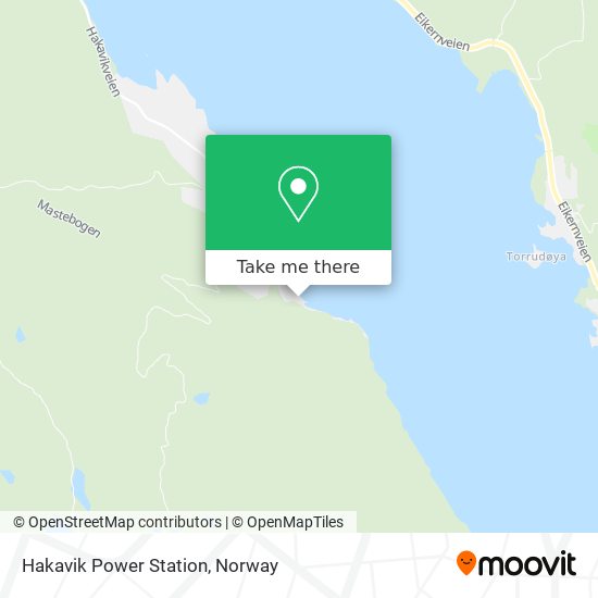 Hakavik Power Station map