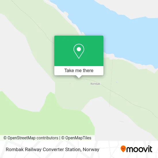 Rombak Railway Converter Station map