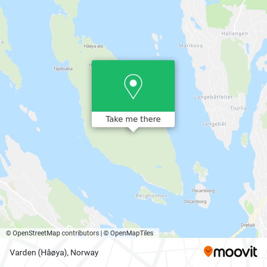 Varden (Håøya) map