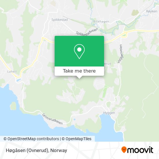 Høgåsen (Ovnerud) map
