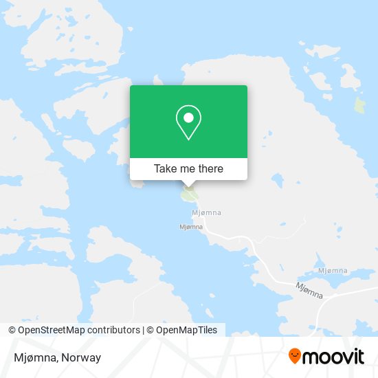 Mjømna map