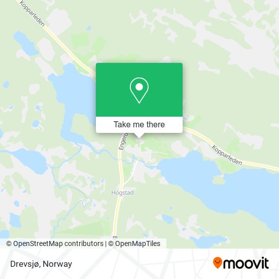 Drevsjø map