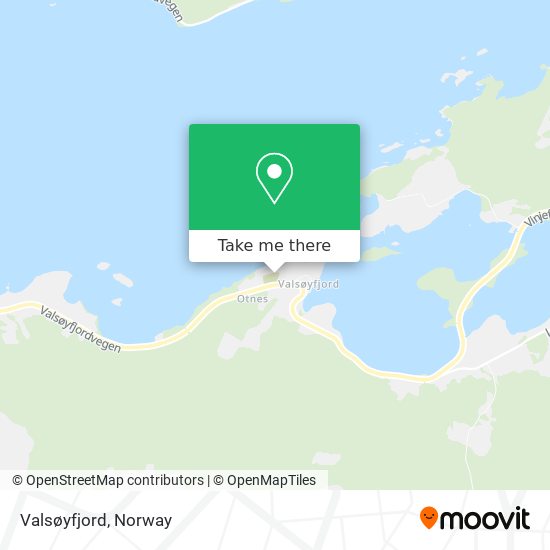 Valsøyfjord map