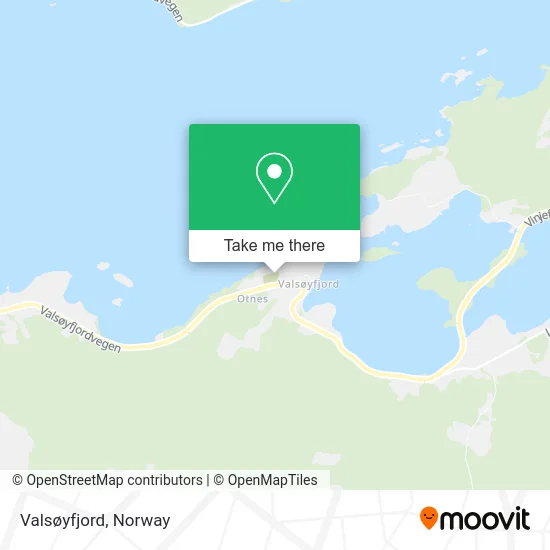 Valsøyfjord map