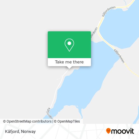 Kåfjord map