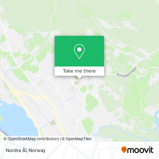 Nordre Ål map