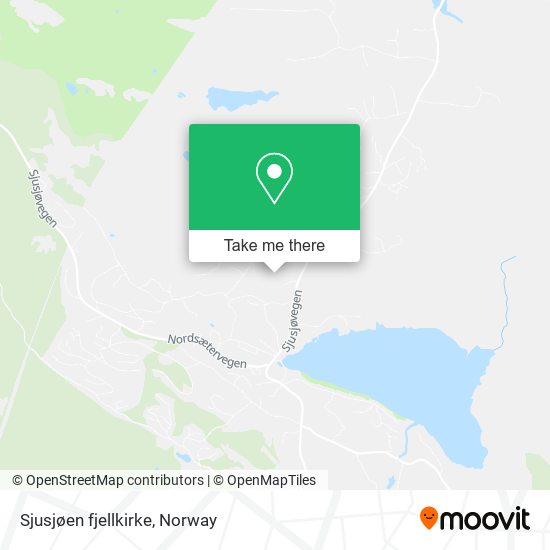 Sjusjøen fjellkirke map