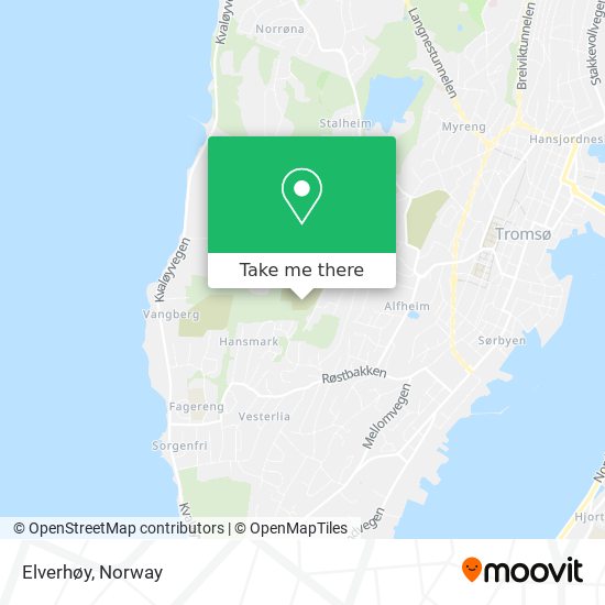 Elverhøy map