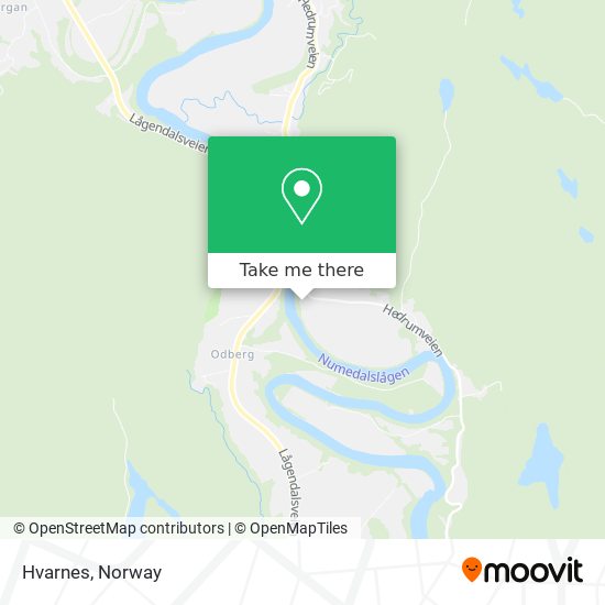 Hvarnes map