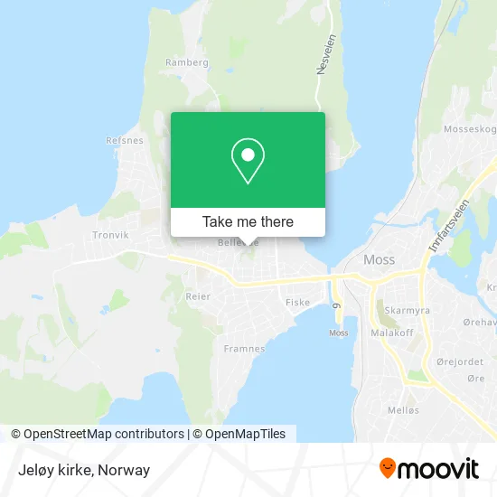 Jeløy kirke map