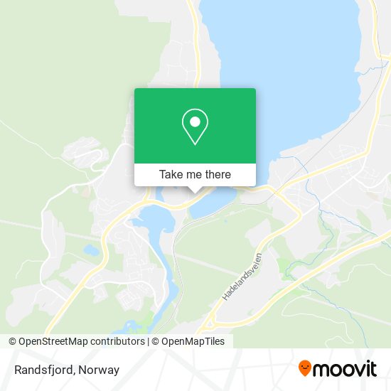 Randsfjord map