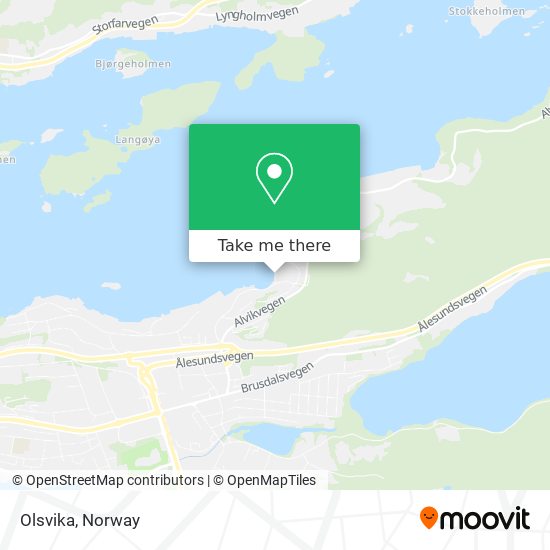 Olsvika map