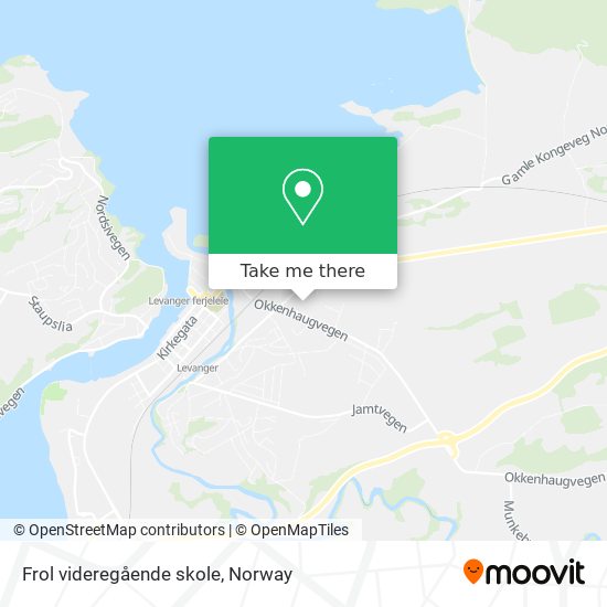 Frol videregående skole map