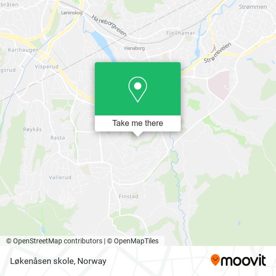 Løkenåsen skole map