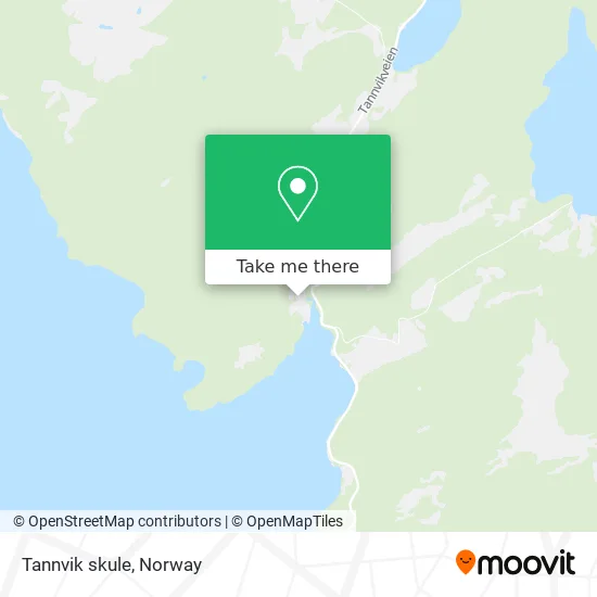 Tannvik skule map