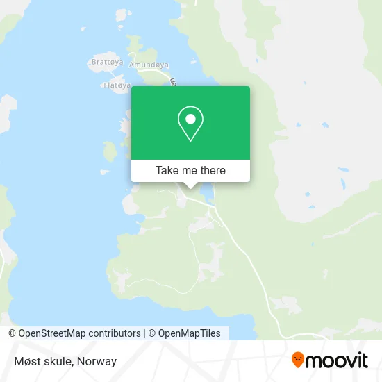 Møst skule map