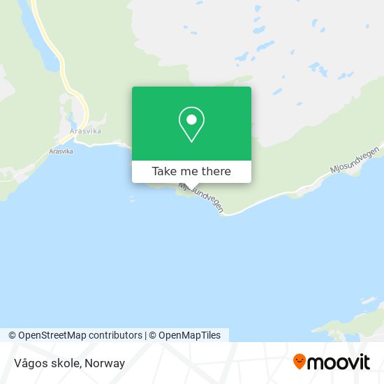 Vågos skole map