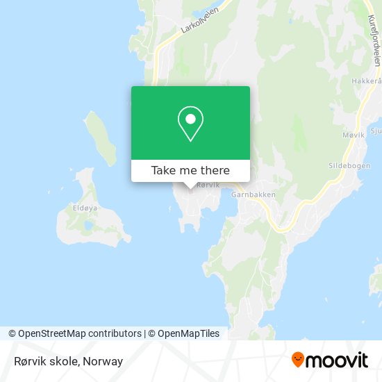 Rørvik skole map