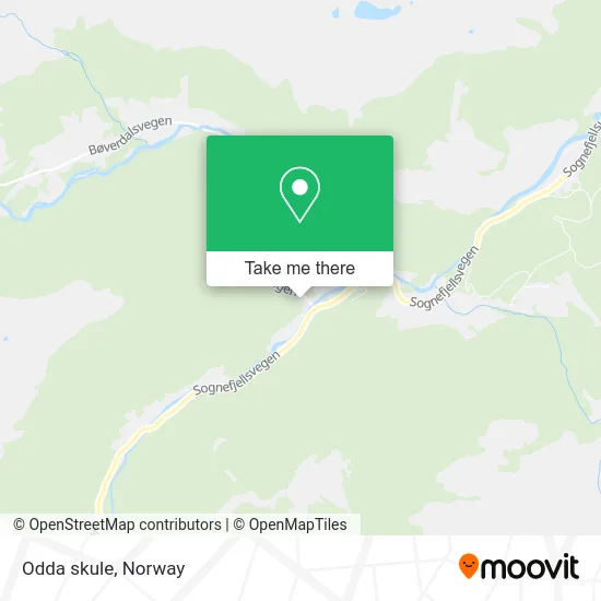 Odda skule map