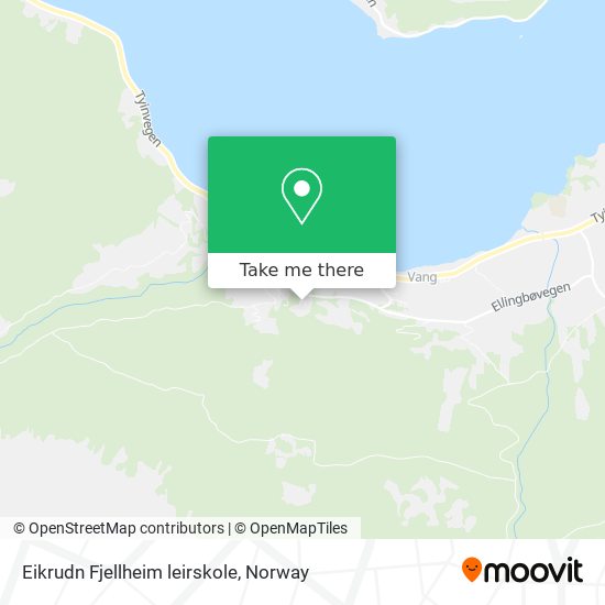 Eikrudn Fjellheim leirskole map