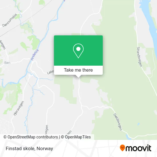 Finstad skole map