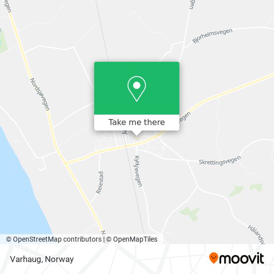 Varhaug map