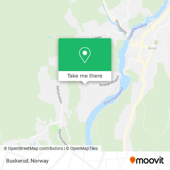 Buskerud map