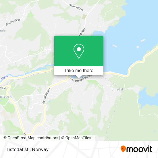Tistedal st. map