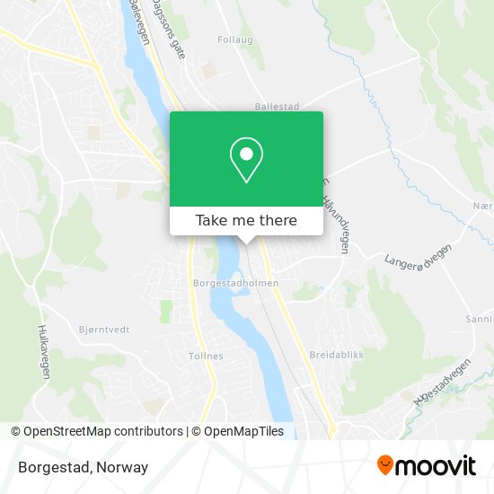 Borgestad map