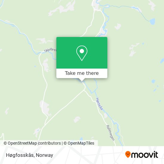 Høgfosskås map