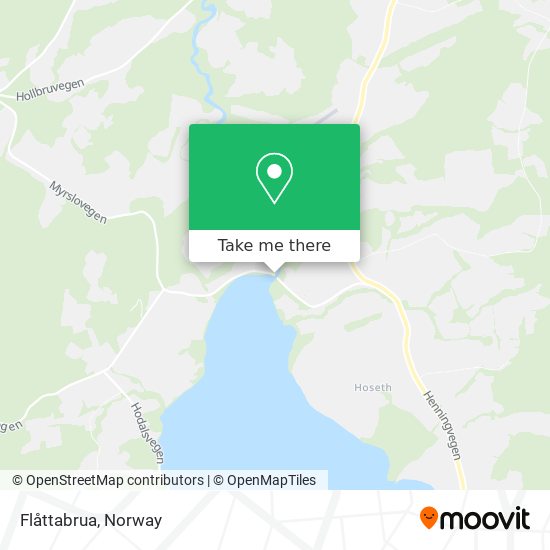 Flåttabrua map