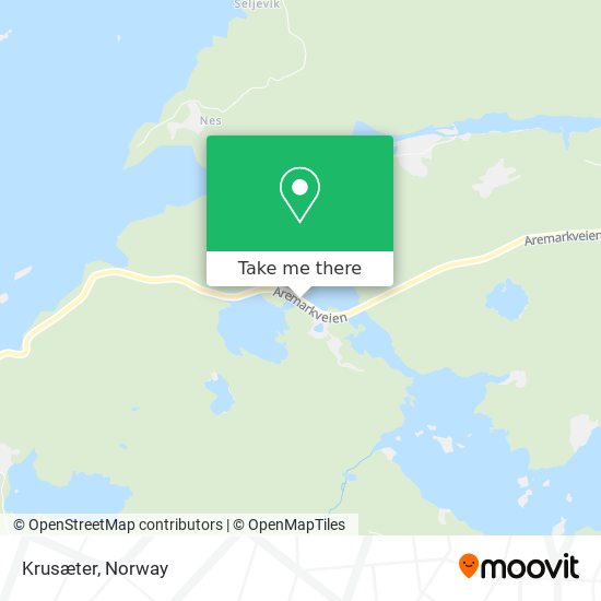 Krusæter map