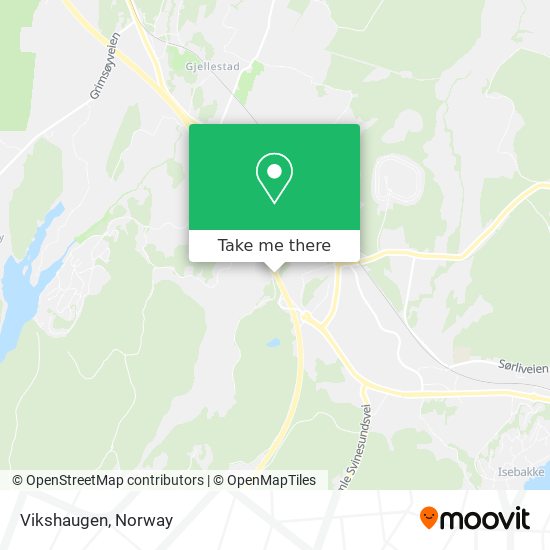 Vikshaugen map