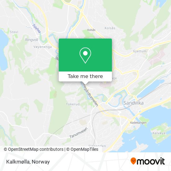 Kalkmølla map