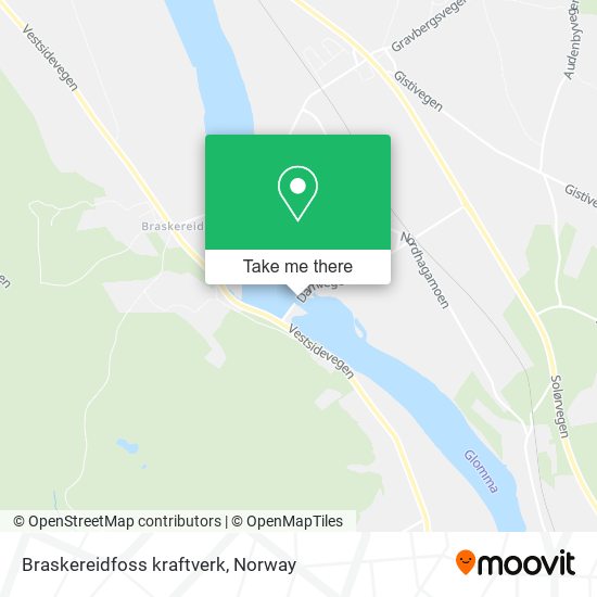Braskereidfoss kraftverk map