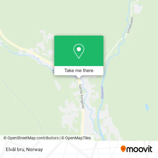 Elvål bru map