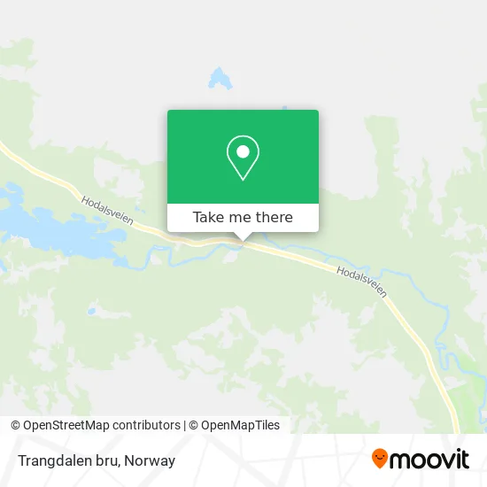 Trangdalen bru map