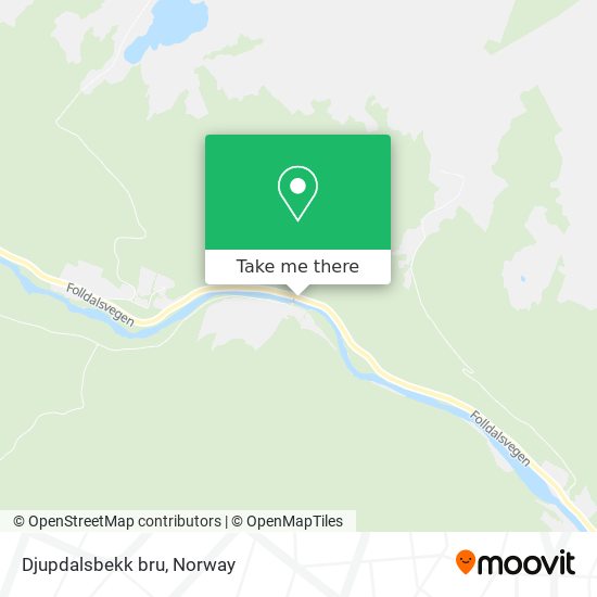 Djupdalsbekk bru map