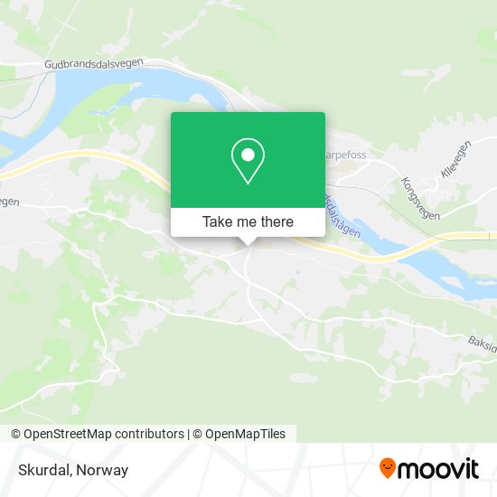 Skurdal map