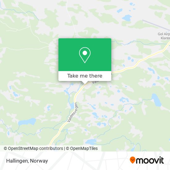 Hallingen map